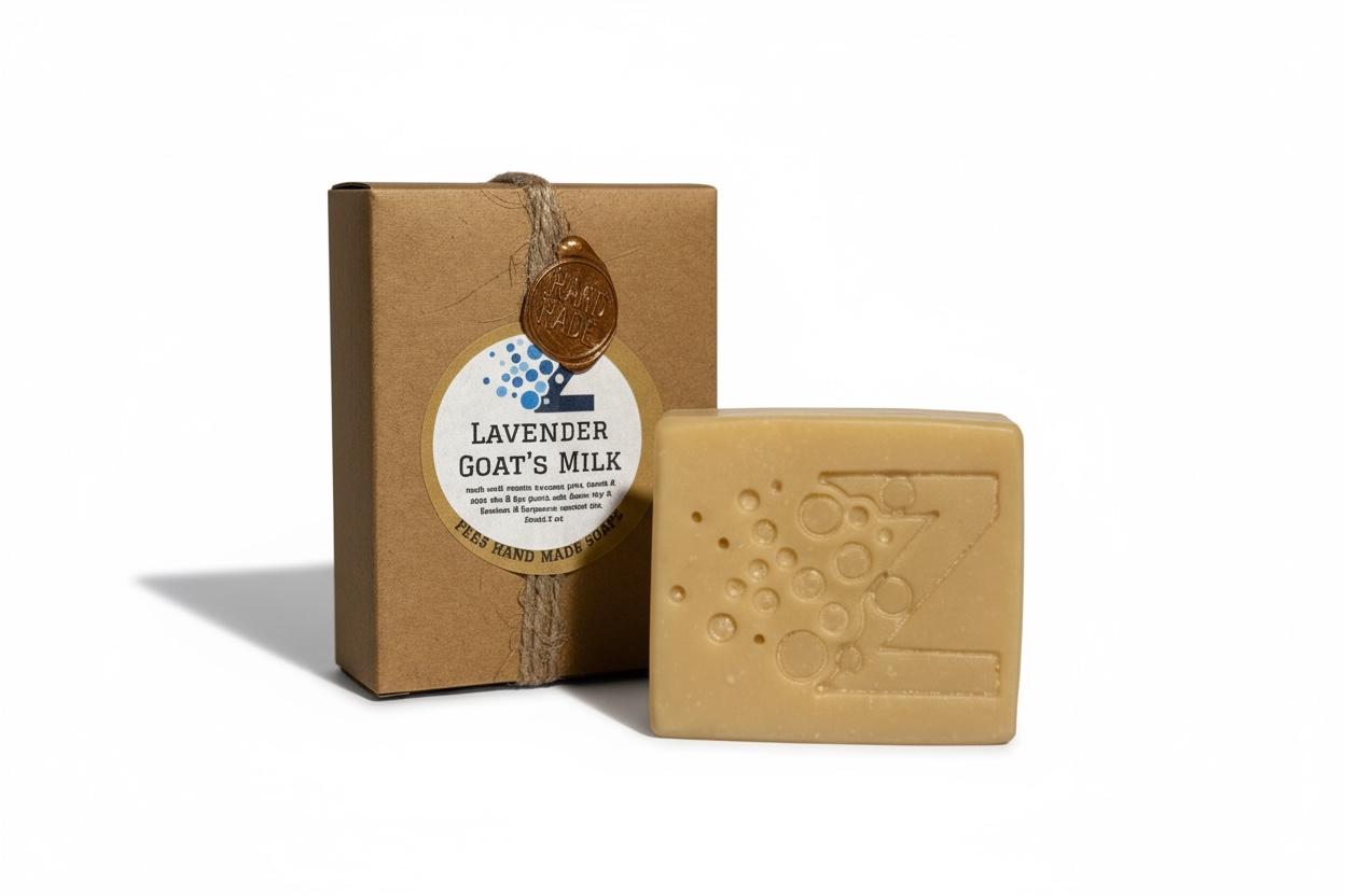 Lavender Goat Milk Soap – Calming Handmade Bar with Kaolin Clay | Relaxing Moisturizing Soap