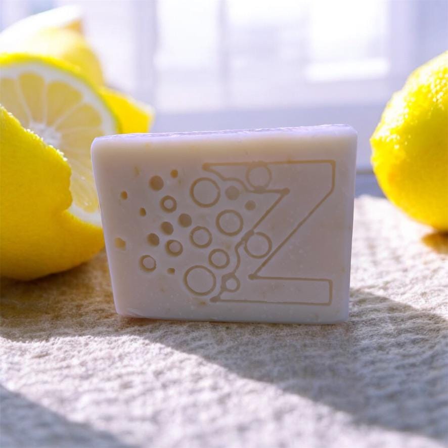 Handmade Lemon Zest Soap: Cocoa Butter Nourishing Bar